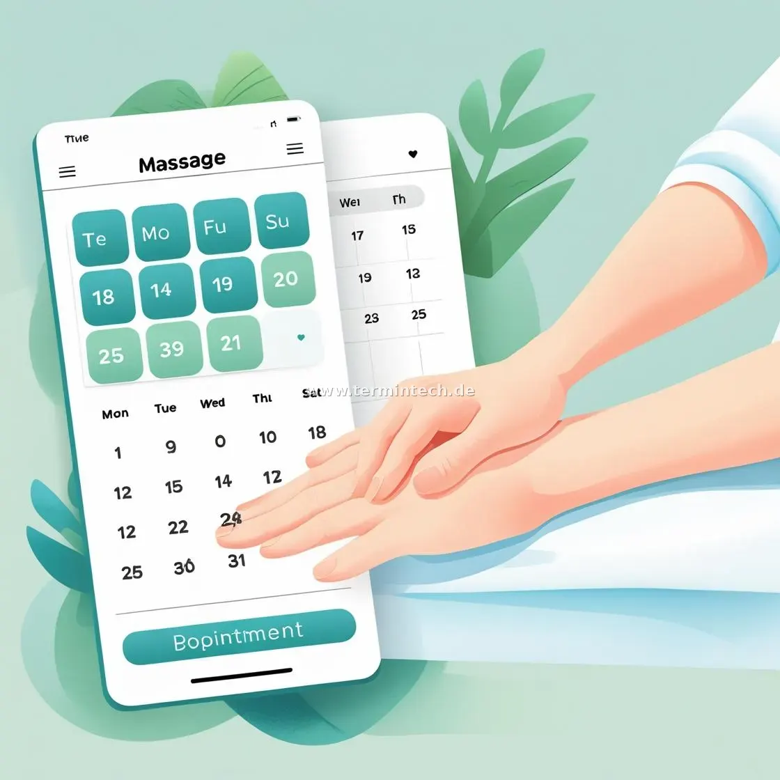 Terminsystem einrichten für Massagepraxen Einfache Einrichtung des Online-Terminbuchungssystems für Ihre Massagepraxis